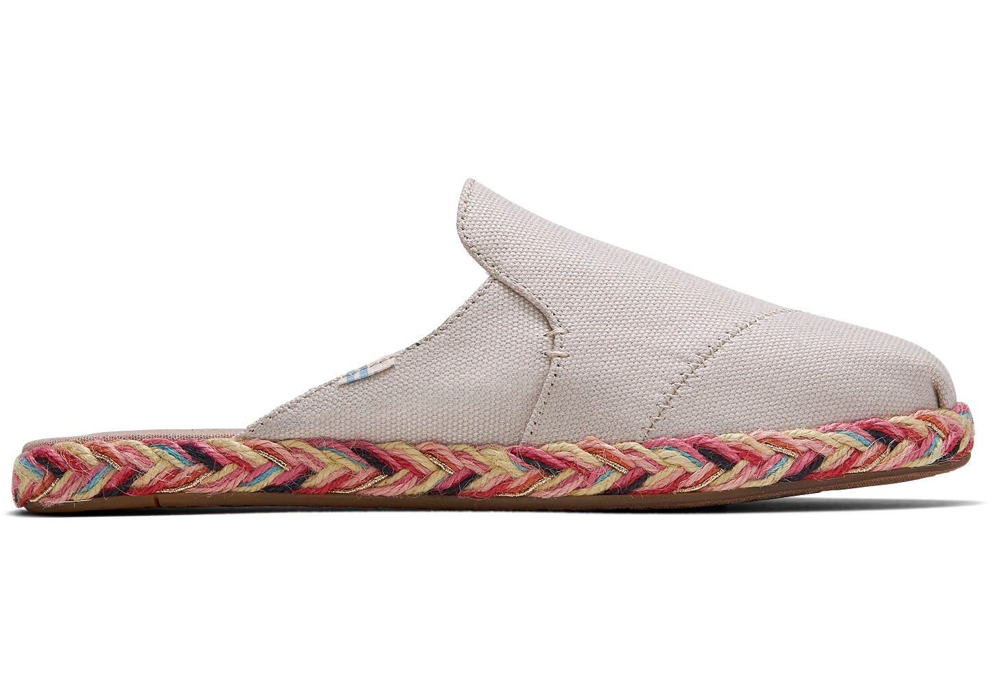 Toms Nova Shimmer Canvas - Womens Slip On Espadrilles - Beige - NZ - 498136IKW